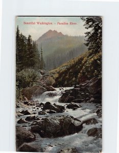 Postcard Beautiful Washington Paradise River Washington USA