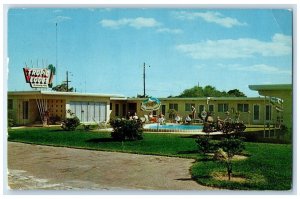 1964 Tropic Lodge And Swimming Pool Roadside Naples Florida FL Vintage Postcard