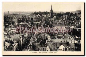 Old Postcard Caen Vue Generale