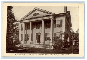 c1910's Florence Grisswold Home For Artists Lyme Connecticut CT Antique Postcard