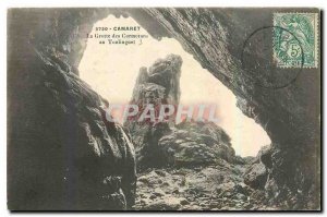 Old Postcard Camaret Cave Cormorants in Toulinguet