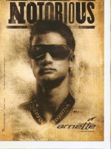 Postal 047191 : Arnette sunglasses. Lustre