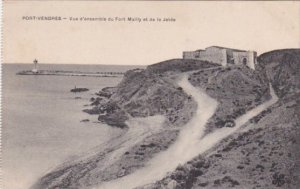 France Port Vendres Vue d'ensemble du Fort Mailly et de la Jetee