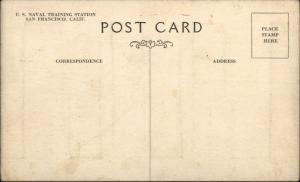 San Francisco CA Naval Training Seamen Swedish Drill c1910 Postcard