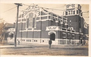 H79/ Springfield Ohio RPPC Postcard c1910 Community Center Building 52