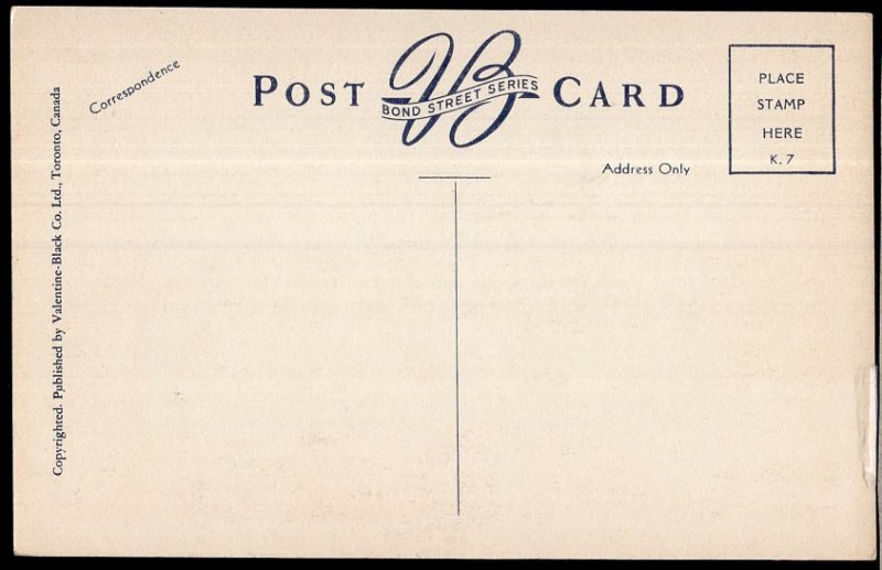 Ontario Hotel Dieu KINGSTON (Main Entrance) White Border Pub Valentine-Black Co.