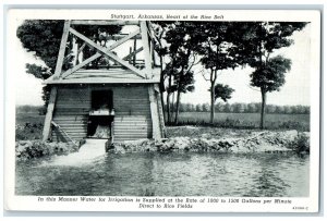 c1960's Heart Of The Rice Belt Stuttgart AR Manner Water For Irrigation Postcard