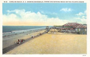 Boardwalk, Casino, Bathing Beach Carolina Beach, North Carolina NC