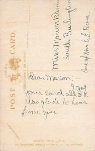 Burlington VT Union Train Station Railroad Depot Postcard