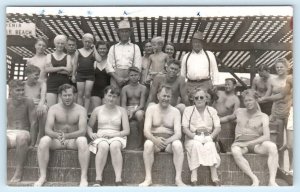 RPPC SALT LAKE CITY, UT Utah ~ GROUP PHOTO at SALT LAKE 1946  Postcard