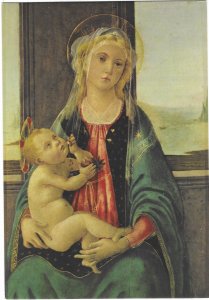 Madonna by the Sea  from painting by Botticelli  4 by 6