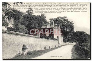 Old Postcard Villeneuve sur Yonne Chateau Butte