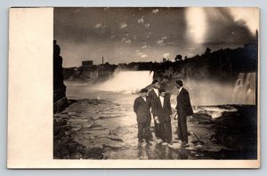 RPPC   Independence  Ohio  Named Young Men   c1910 Postcard