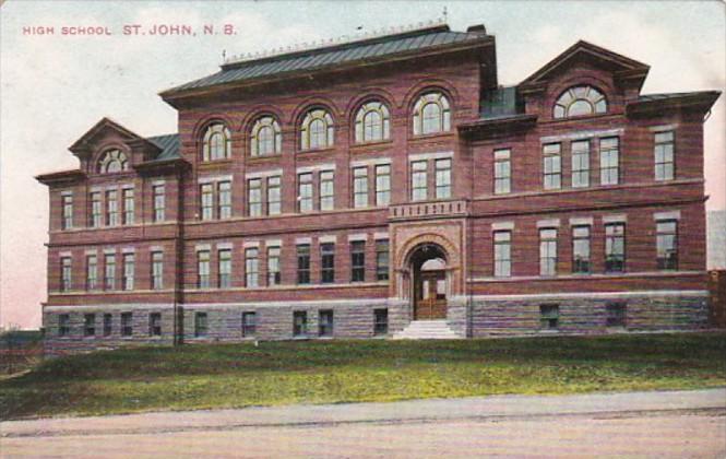 Canada St John High School 1909