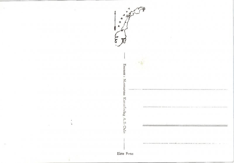 Borgund Stave Church Norway 1960s Postcard