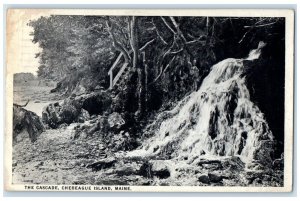 1925 The Cascade Chebeague Island Portland Maine ME Posted Vintage Postcard