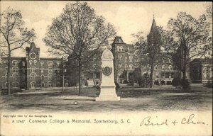 Spartanburg South Carolina SC Converse College Rotograph c1910 Vintage Postcard