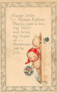 LP44 Rose O'neill Kewpie Christmas Postcard 