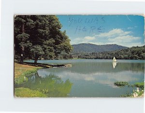 Postcard Beaver Lake, Asheville, North Carolina