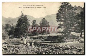 Old Postcard Picturesque Auvergne Le Mont Dore Hell Valley