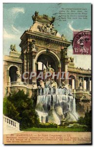 Old Postcard Marseille Le Palais Longchamp