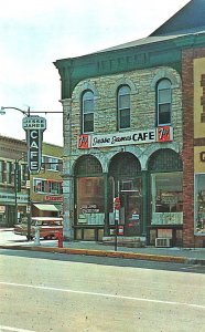 Northfield MN Jesse James Cafe Was A Bank Building Jesse Robbed Postcard