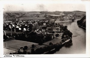 Czech Republic Libcice nad Vltavou Vintage RPPC C070