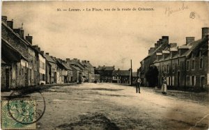 CPA Lessay - La Place - Vue de la route de Créances (633078)
