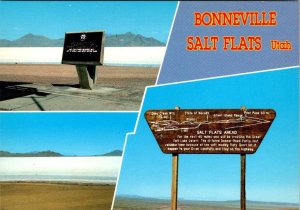 2~4X6 Postcards UT Utah BONNEVILLE SALT FLATS~WINGFOOT EXPRESS Speed Record Car