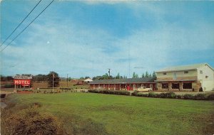 Zanesville Ohio 1960s Postcard Air-Wood Motel