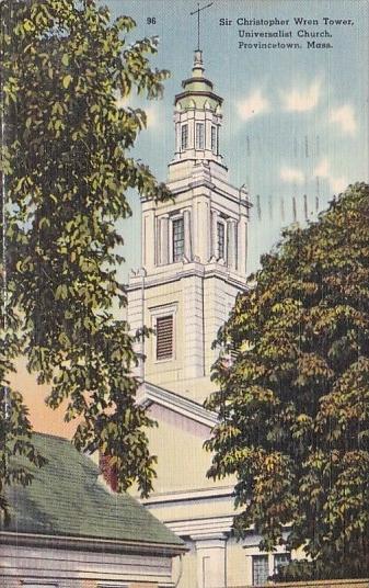 Sir Christopher Wren Tower Universalist Church Provincetown Massachusetts 1951