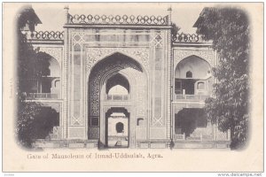 Gate of Mausoleum of Itmad-Uddaulah , AGRA, India , 00-10s