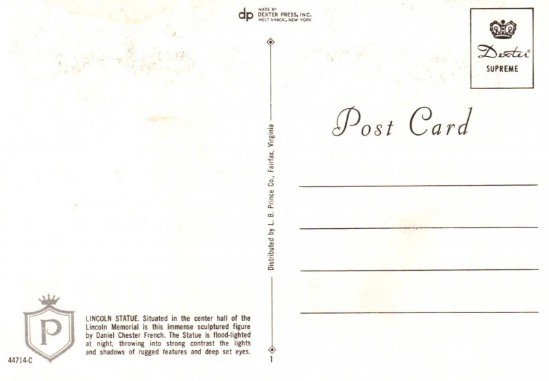 Lincoln Statue,Washington,DC BIN