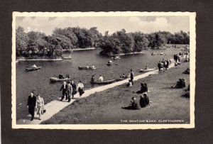 UK Boating Lake Cleethorpes United Kingdom Carte Postale Canoes Postcard