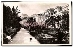 Old Postcard Menton Gardens and Casino