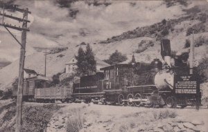 Colorado Central City Narrow Gauge Train That Carried Gold Into Central City