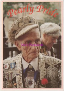 London Fashion Postcard - London Cockneys Wearing Pearl Button Costumes RR20932