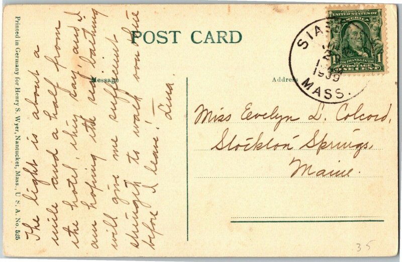 Sankoty Head, Nantucket MA c1939 Vintage Postcard E68