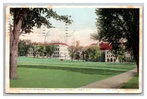 Vintage 1912 Postcard Stimson & Boardman Hall Cornell University Ithaca New York