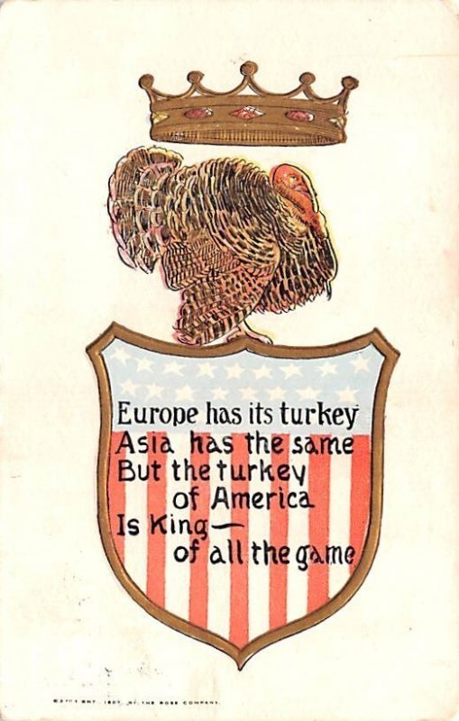 Europe has its turkey Thanksgiving 1907 
