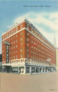 IL, Joliet, Illinois, Hotel Louis, Curteich