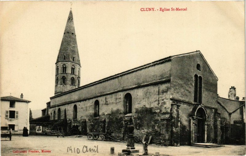 CPA Cluny Eglise St.Marcel FRANCE (952797)