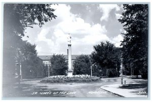 c1940's St. Mary's Of The Lake Mundelein Illinois IL RPPC Photo Vintage Postcard