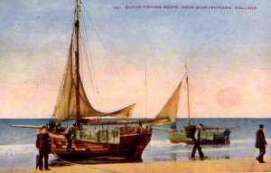 Scheveningen, Holland - Dutch Fishing Boats - c1920