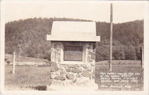 West Virginia Antiosh This Tablet Marks The Site Of The Cabin Where Nancy Han...