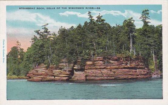 Wisconsin Wisconsin River Steamboat Rock Dells Of the Wisconsin River