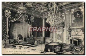 Old Postcard Palais De La Salle From Throne Fontainebleau