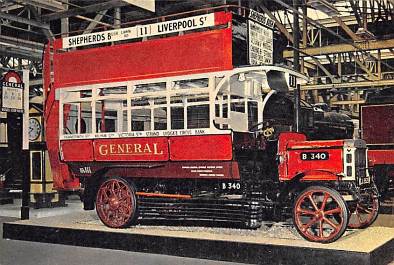 B Type Omnibus London United Kingdom, Great Britain, England Unused 