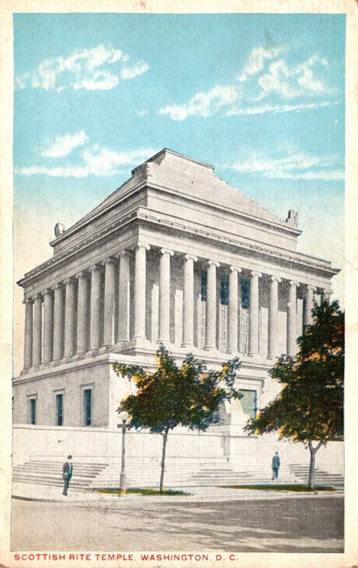 Washington D C Scottish Rite Temple 1918