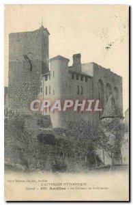 Old Postcard Aurillac Cantal Auvergne Picturesque Chateau St Etienne